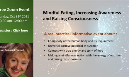 Mindful Eating, Increasing Awareness and Raising Consciousness by Susan Campbell-Fournel