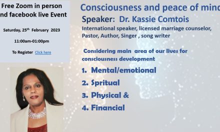 Consciousness and peace of mind by Kassie Comtois
