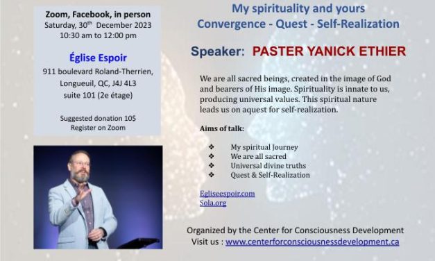 Yanick Ethier – My spirituality and yours