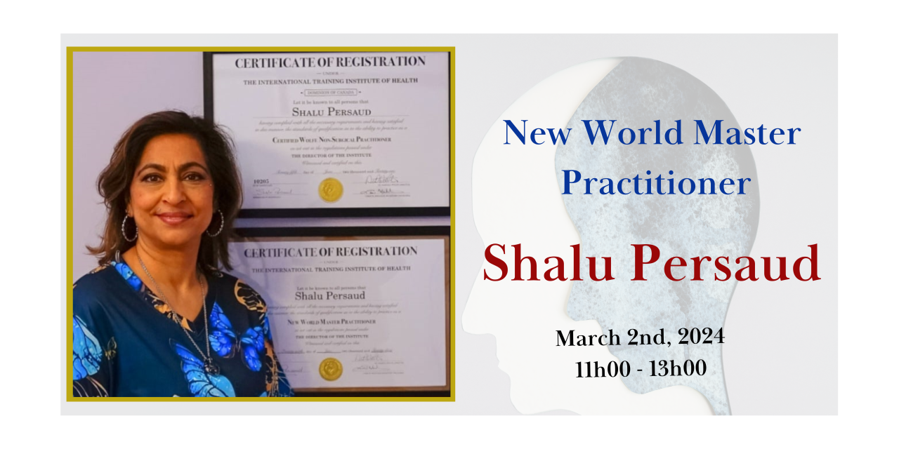 Shalu Persaud – New World Master Practitioner